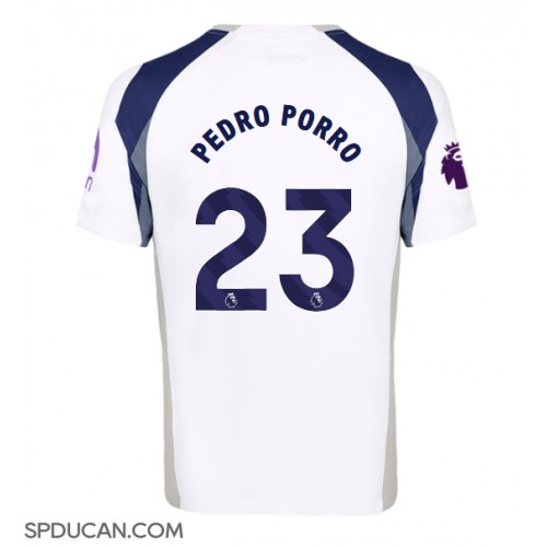Muški Nogometni Dres Tottenham Hotspur Pedro Porro #23 Domaci 2025-26 Kratak Rukav Muški Nogometni Dres Tottenham Hotspur Pedro Porro #23 Domaci 2025-26 Kratak Rukav